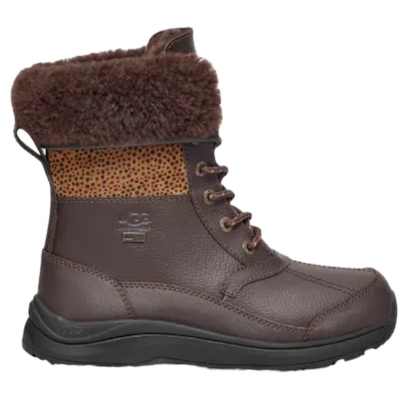New In Box Ugg Zaylee Cheetah Waterproof Boots